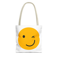 Smiley Face Tote Bag - Fun and Cheerful Everyday Accessory