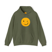 Smiley Face Unisex Hooded Sweatshirt - Fun and Cozy