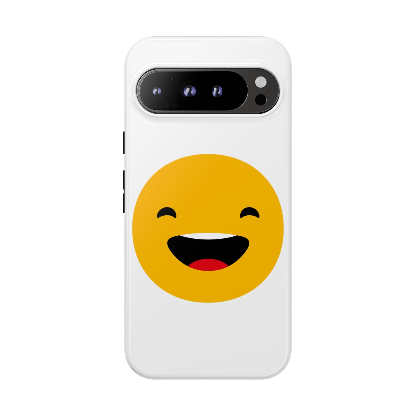 Happy Face Tough Phone Case - Durable Protection with Smile Design