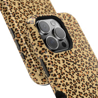 Leopard Print Magnetic Tough Case for iPhone – Bold Style, Rugged Protection  Make a fierce statement while keeping your iPhone safe with this stylish and durable magnetic tough case featuring a trendy leopard print design.