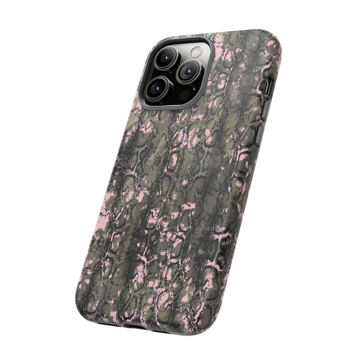 Stylish Snake Print Phone Case for Tough Protection