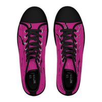 Stylish Women's High Top Sneakers with Pink Marble Design