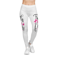 Empowering Women's Casual Leggings, Inspirational Leggings, Faith Over Fear Leggings, Fitness Wear, Gift for Her