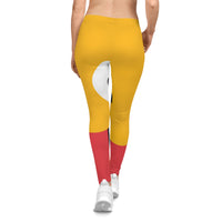 Colorful Women’s Casual Leggings - Fun Pattern for Everyday Comfort