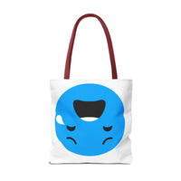 Emotional Expression Tote Bag - Cute Sad Face Design