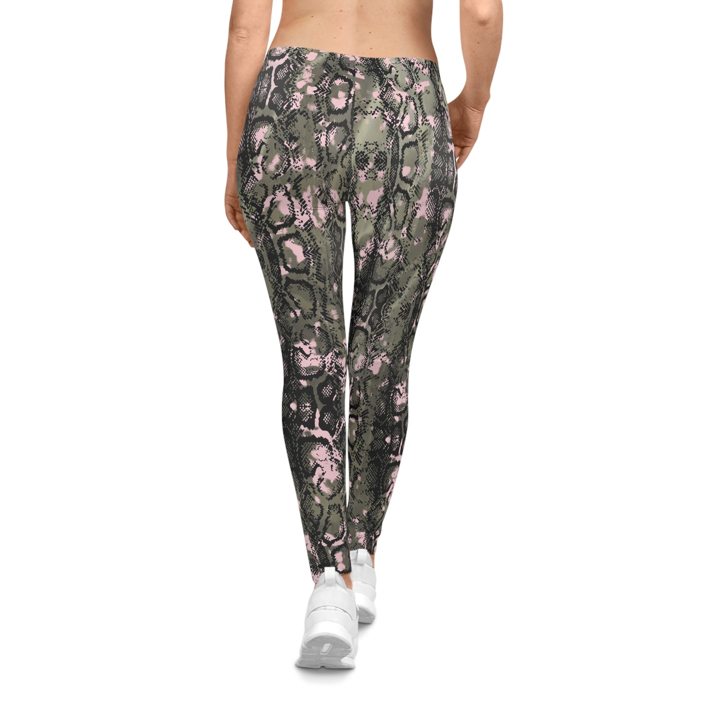 Stylish Snake Print Leggings for Women - Casual Comfort and Trendy Vibes