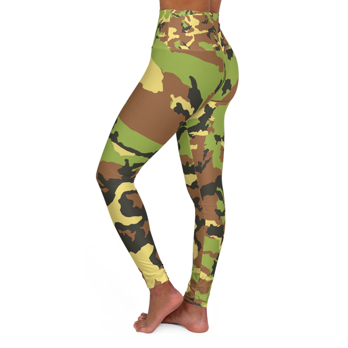 Camo High Waisted Yoga Leggings for Active Women | Stylish & Comfortable Workout Tights