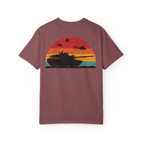 Vintage Sunset Tank Top - Military Inspired Unisex T-Shirt