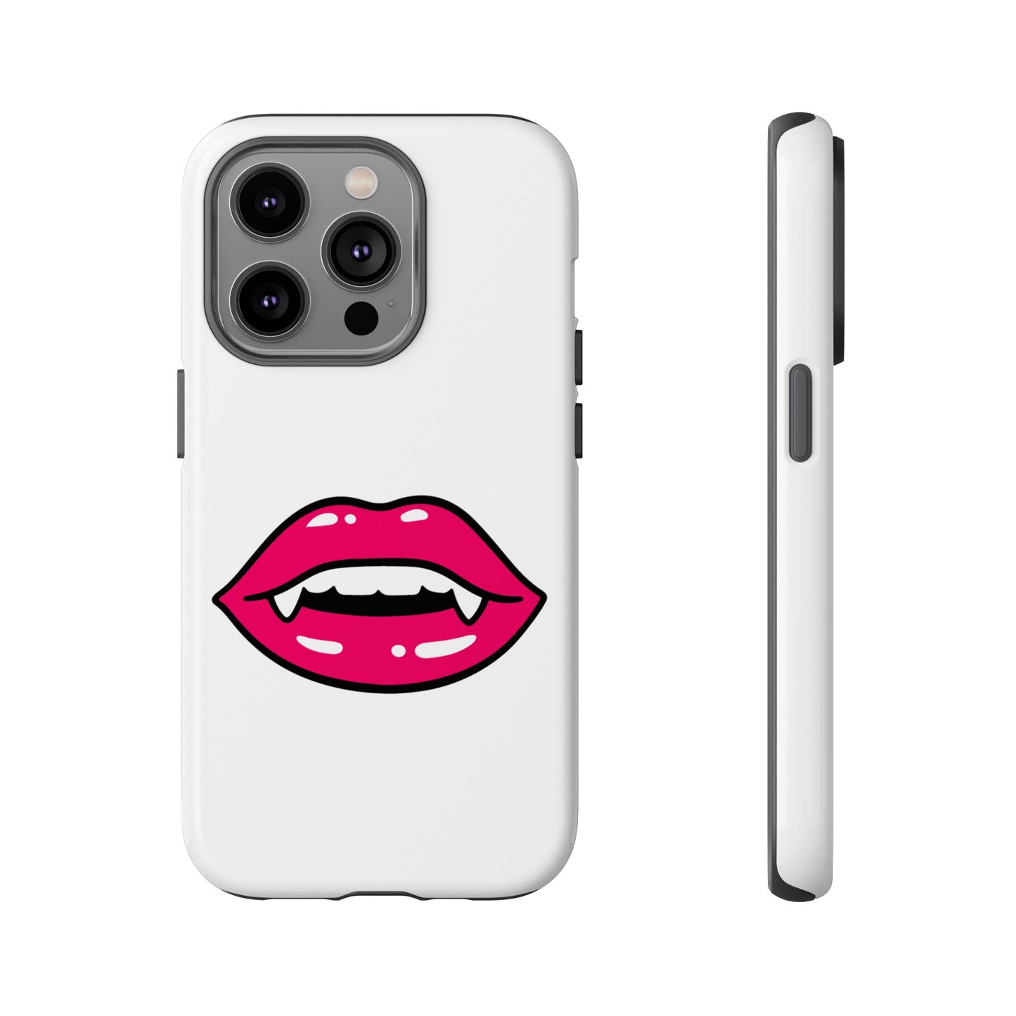 Vampire Mouth Phone Case - Tough Cases for Halloween, Gift for Spooky Lovers, Quirky Phone Accessories, Fun Tech Gear