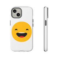 Happy Face Tough Phone Case - Durable Protection with Smile Design
