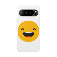 Happy Face Tough Phone Case - Durable Protection with Smile Design