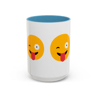 Playful Emoji Coffee Mug | Fun Yellow Faces 11oz & 15oz