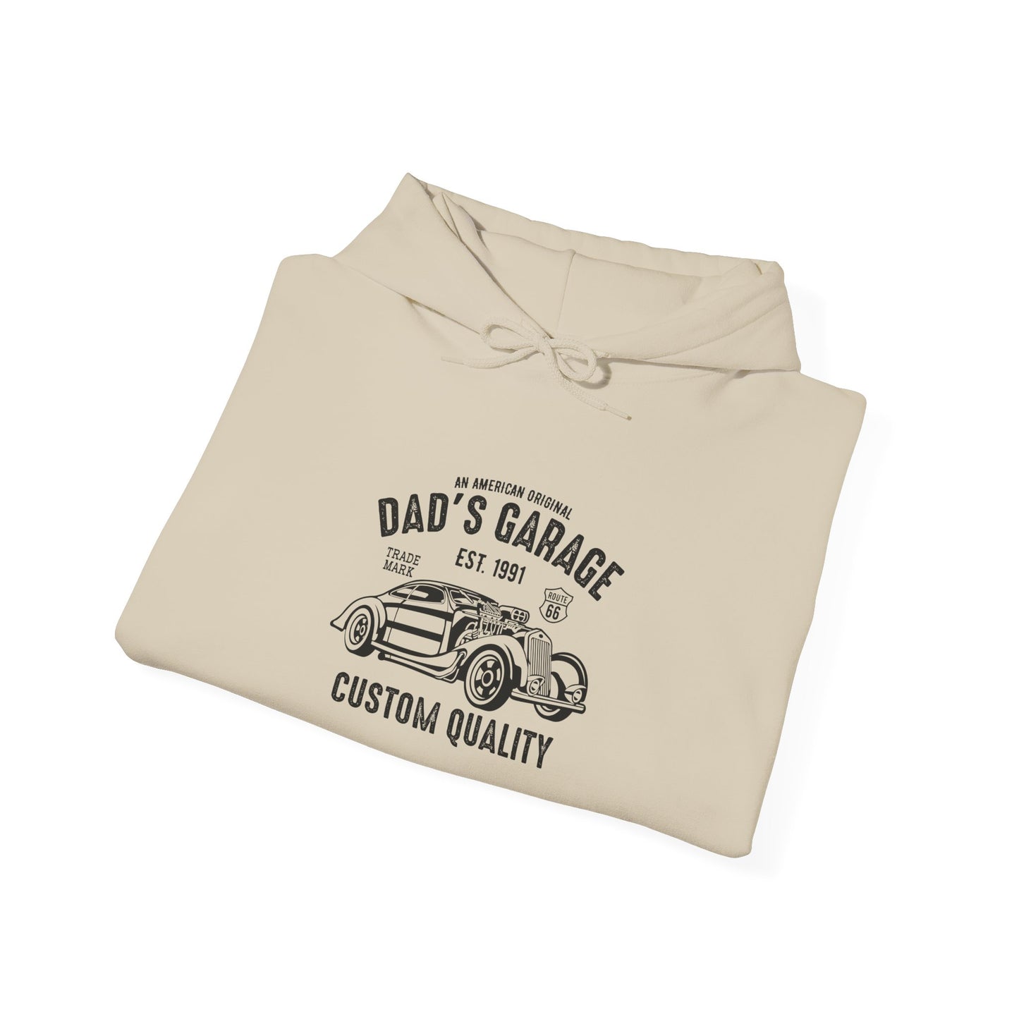 Vintage Dad's Garage Hoodie - Unisex Heavy Blend Sweatshirt