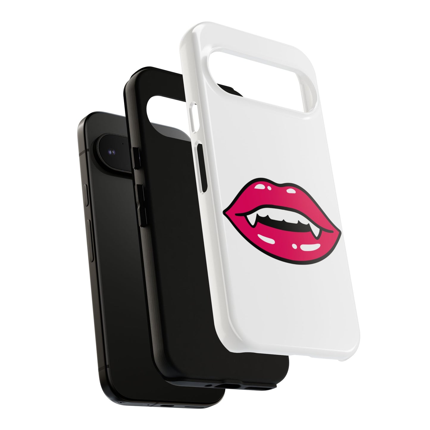 Vampire Mouth Phone Case - Tough Cases for Halloween, Gift for Spooky Lovers, Quirky Phone Accessories, Fun Tech Gear