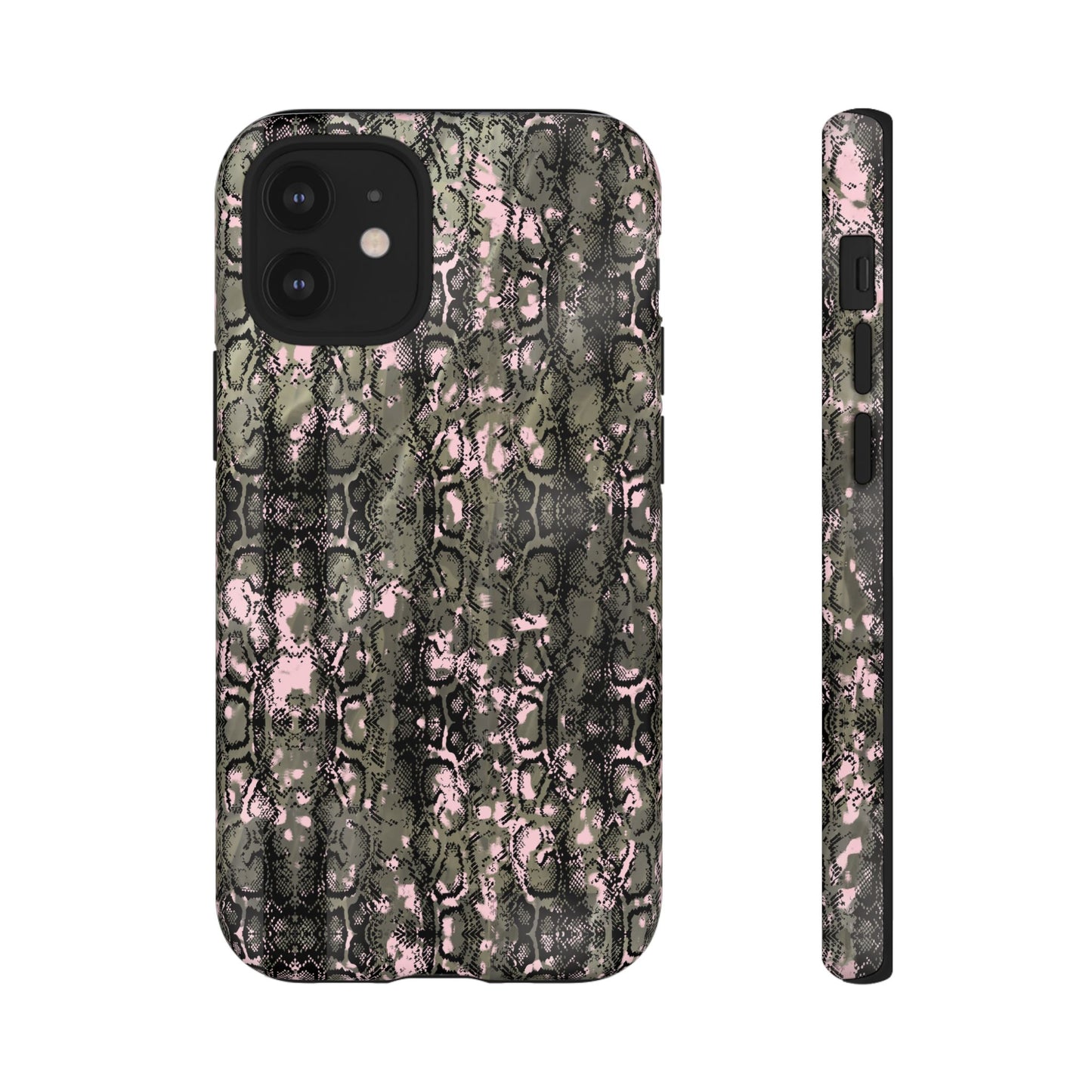 Camo Snake Pattern Phone Case – Rugged Protection Meets Bold Style  Turn heads while protecting your phone with this fierce camo snake pattern case—where urban edge meets outdoor grit.