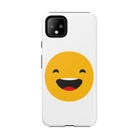 Happy Face Tough Phone Case - Durable Protection with Smile Design