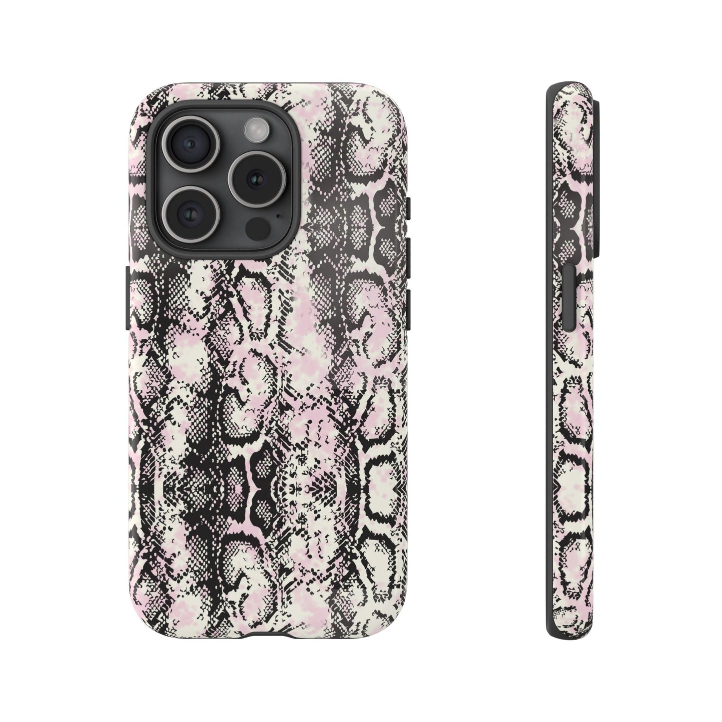 Stylish Snake Print Phone Case - Tough Protection for Trendsetters
