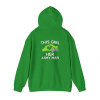 This Girl Loves Her Army Man Hoodie, Military Sweatshirt, Unisex Army Merchandise, Gifts for Military Spouses, Patriotic