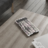 Stylish Snake Print Phone Case – Trendy Design, Tough Protection  Make a bold fashion statement while keeping your phone safe with this sleek and durable snake print case.