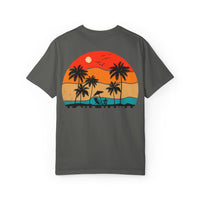 Sunset Vibe Unisex T-Shirt - Tropical Paradise Design