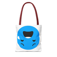 Emotional Expression Tote Bag - Cute Sad Face Design