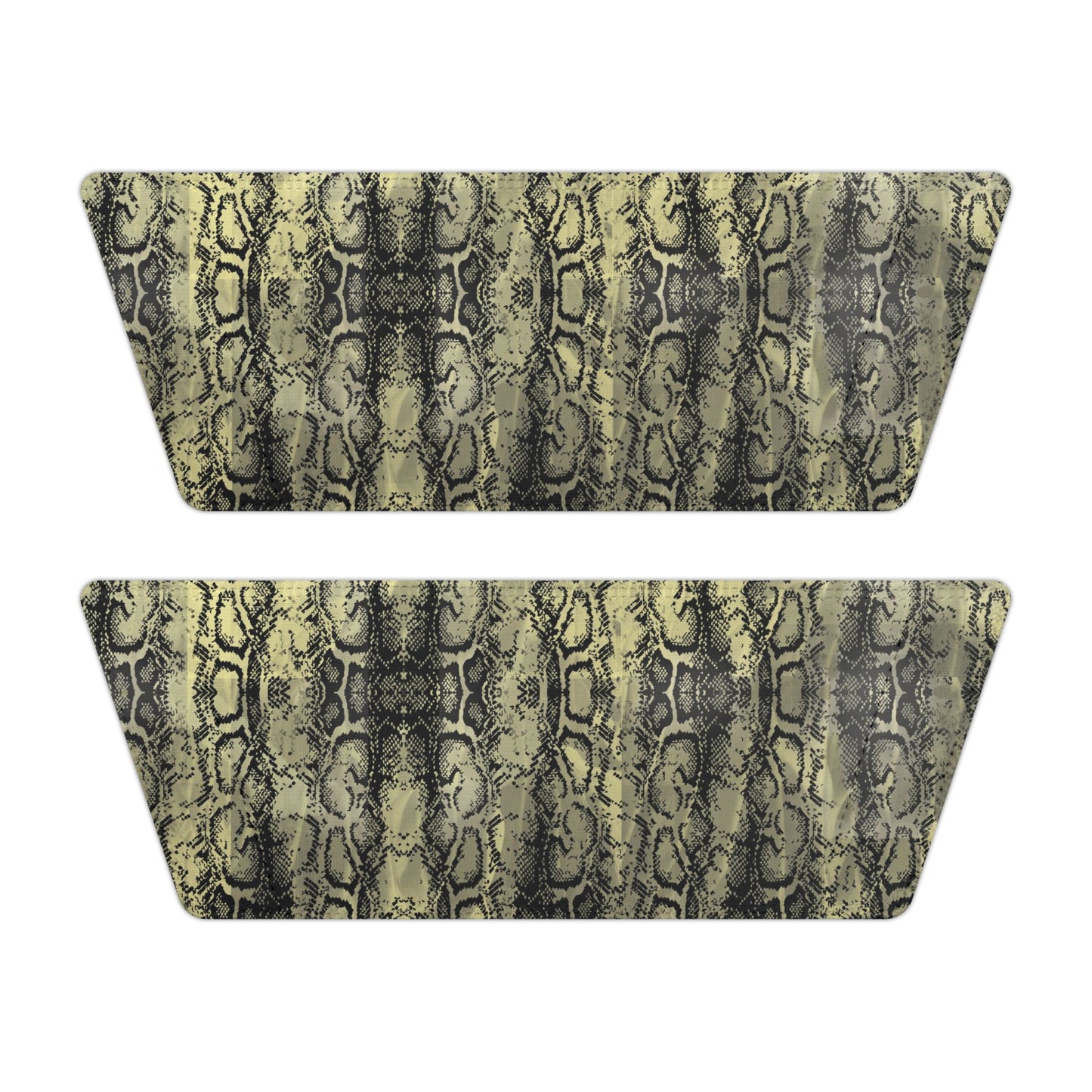 Stylish Women's Snake Print Slide Sandals - Removable Strap Summer Footwear