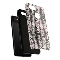 Stylish Snake Print Phone Case - Tough Protection for Trendsetters