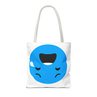 Emotional Expression Tote Bag - Cute Sad Face Design