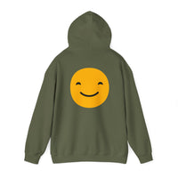 Smiley Face Unisex Hoodie - Happy Vibe Sweatshirt