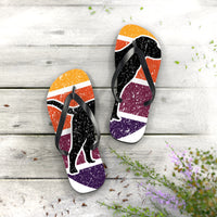 Retro Dog Lover Flip Flops - Fun and Stylish Sandals for Summer Adventures