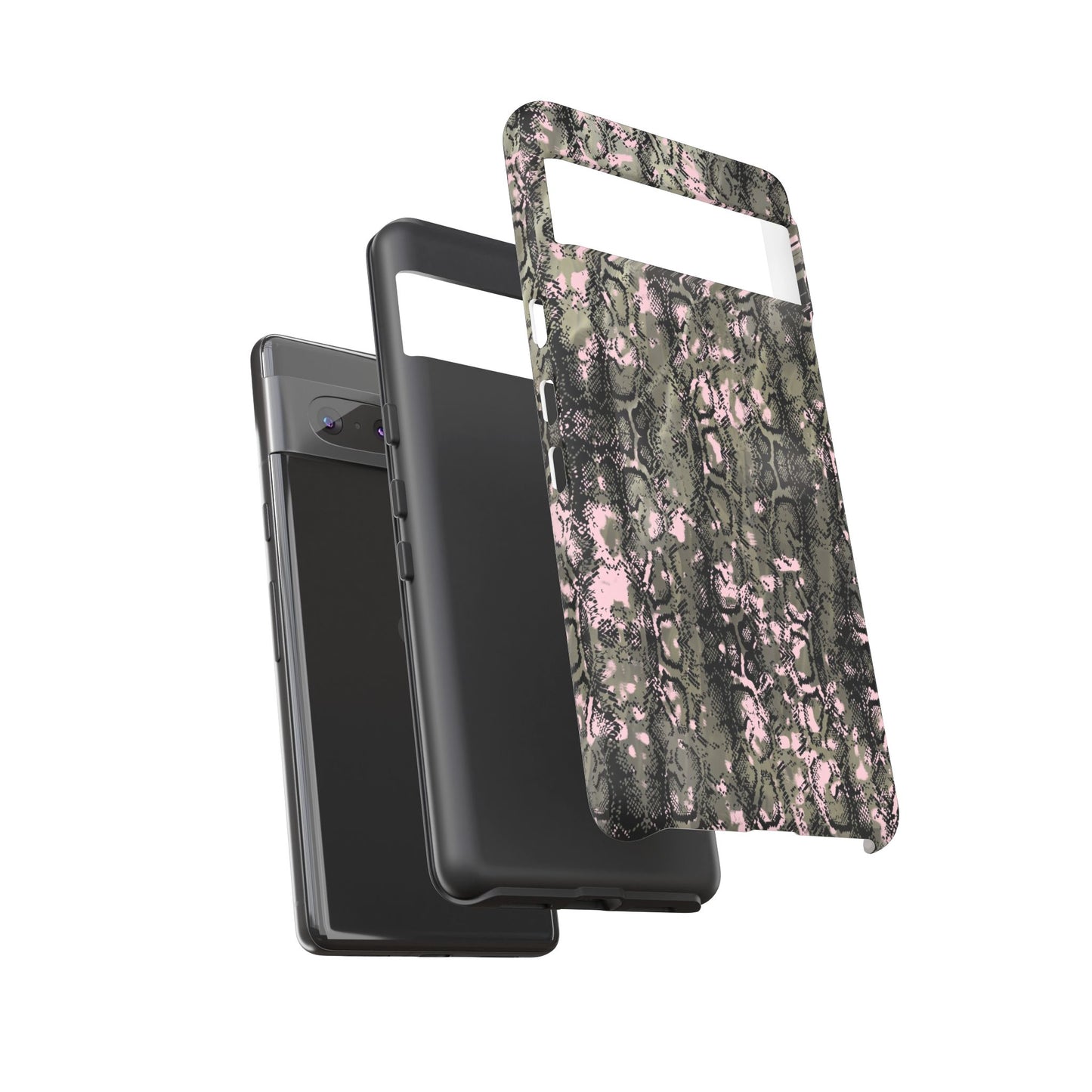 Stylish Snake Print Phone Case for Tough Protection