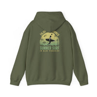 Summer Surf Vibes Hoodie – Unisex Heavy Blend™ Sweatshirt for Beach Lovers, Perfect Gift for Surfing, Casual Wear, Summer