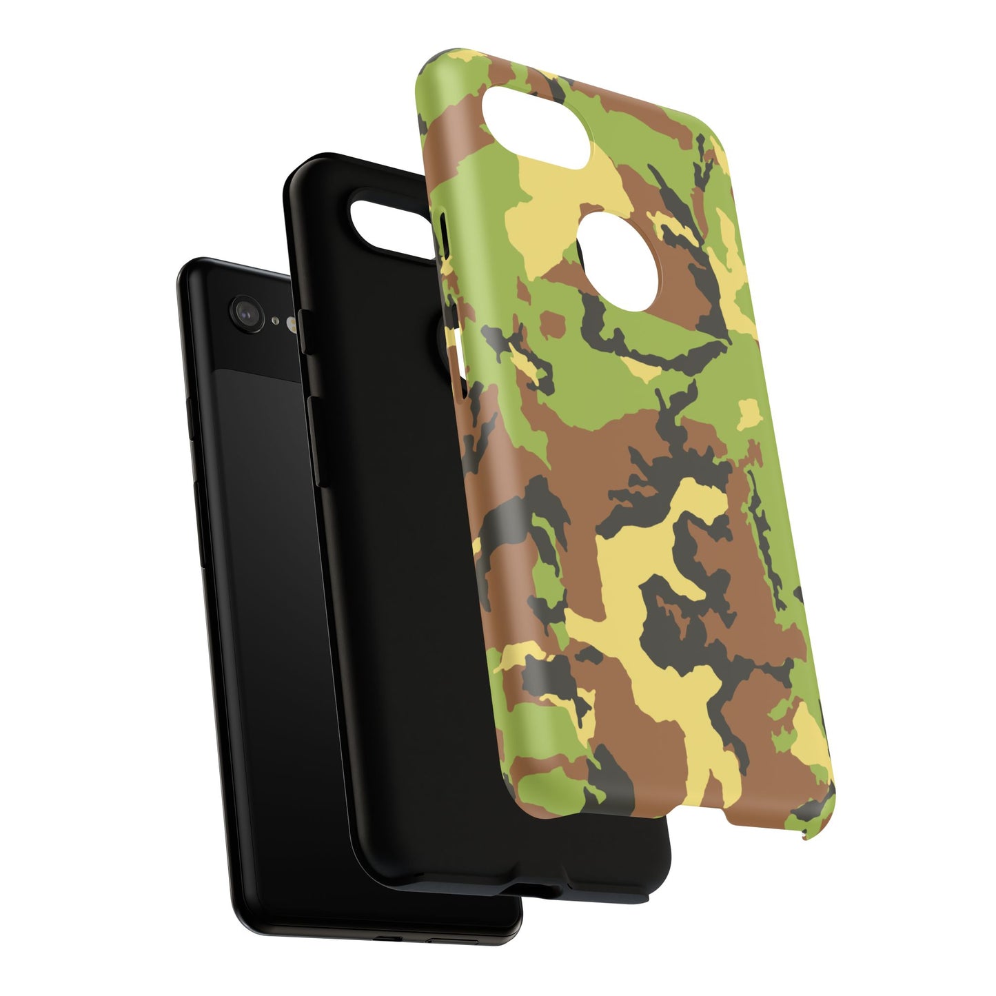 Camo Tough Phone Case - Durable Military Style Cover for Adventure Lovers