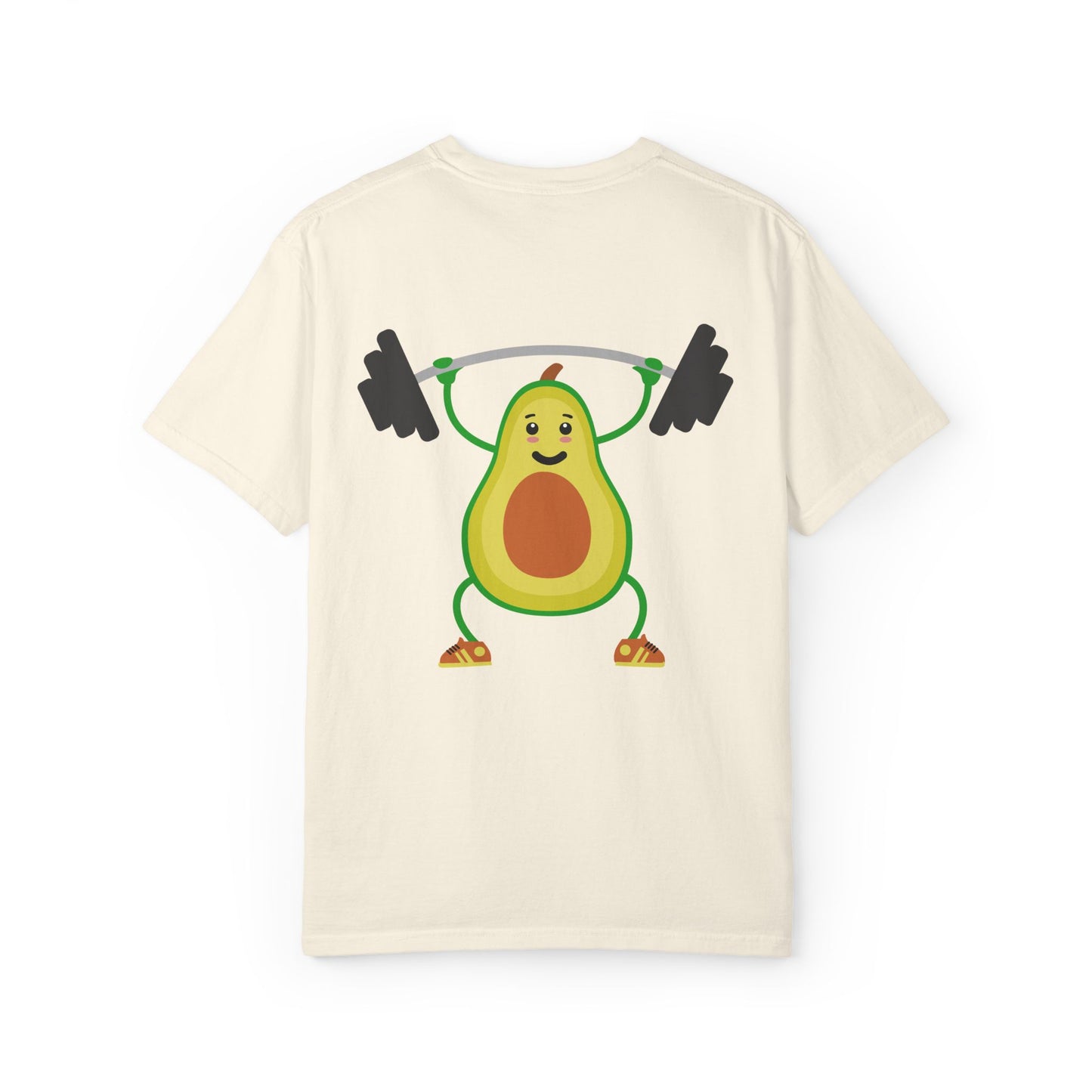 Funny Avocado Workout Unisex T-Shirt - Perfect for Fitness Lovers & Healthy Eating Enthusiasts