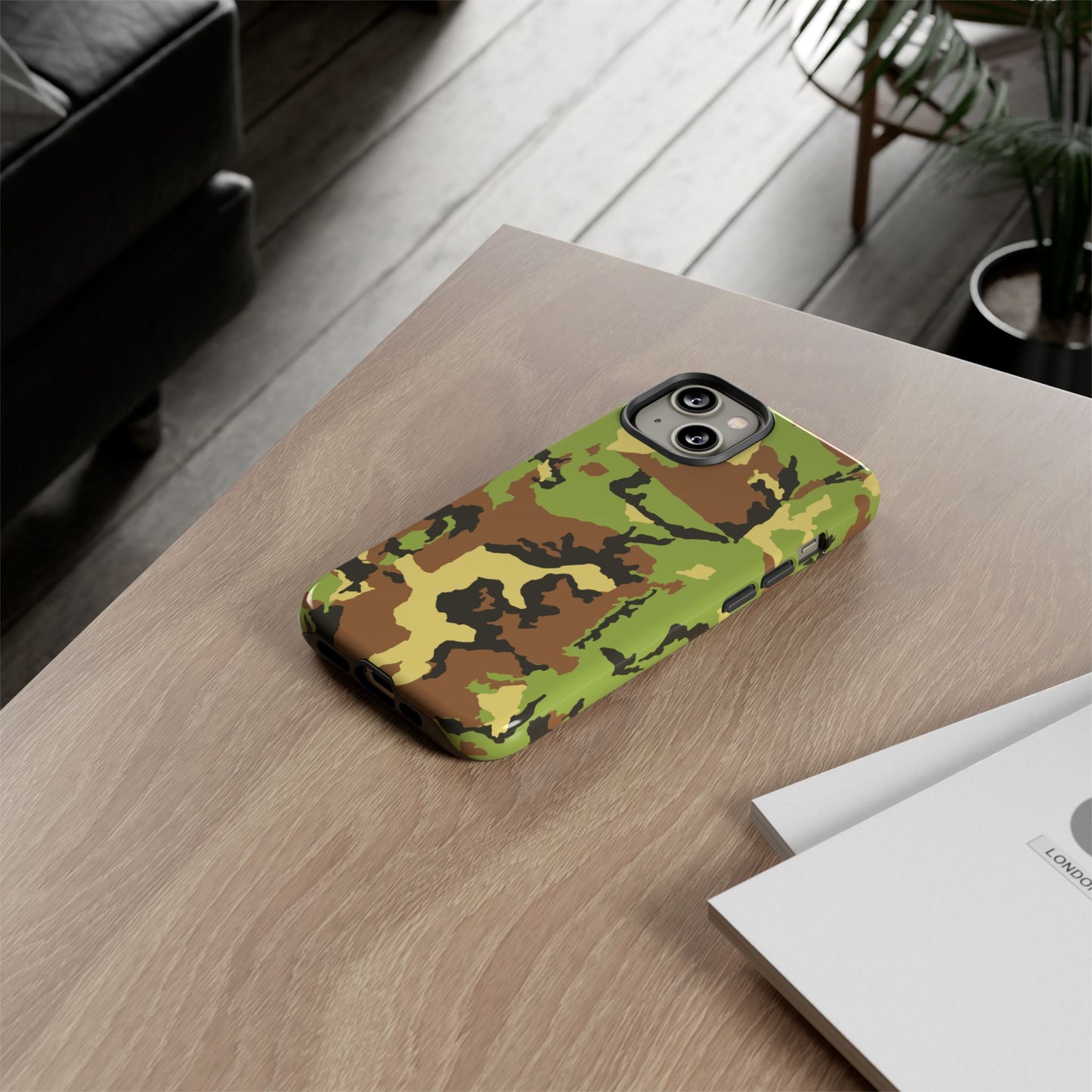 Camo Tough Phone Case - Durable Military Style Cover for Adventure Lovers