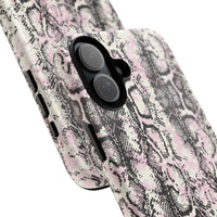 Stylish Snake Print Phone Case – Trendy Design, Tough Protection  Make a bold fashion statement while keeping your phone safe with this sleek and durable snake print case.