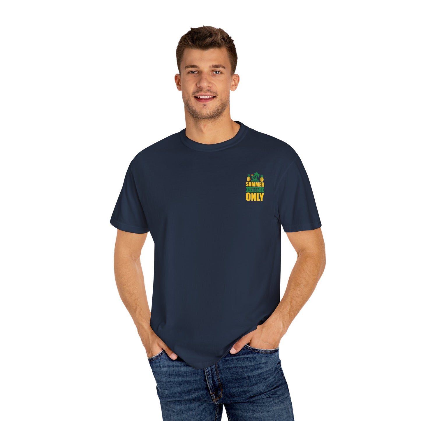 Summer Vibes Unisex T-Shirt - Retro Tropical Design