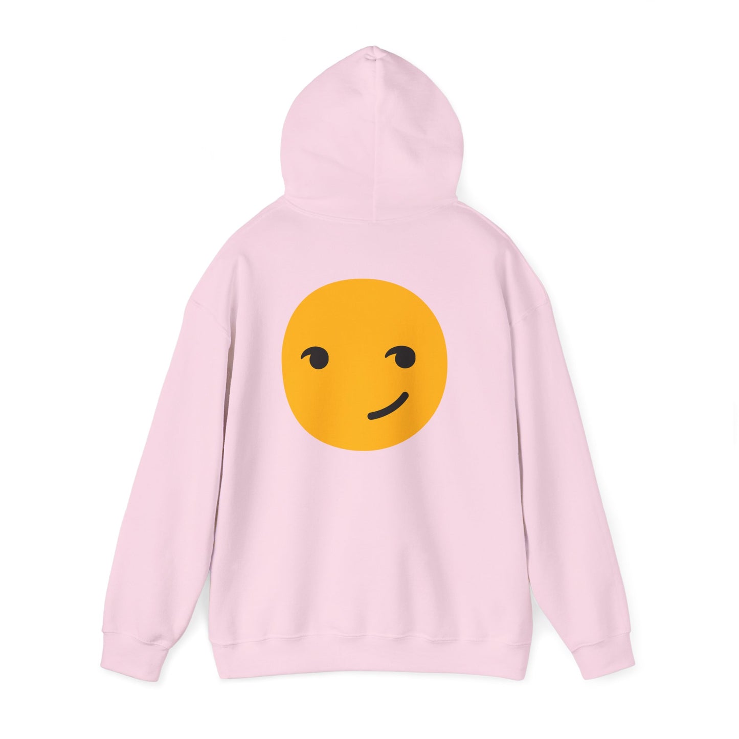 Smiley Face Unisex Heavy Blend Hooded Sweatshirt – Cozy & Playful Comfort for All Occasions