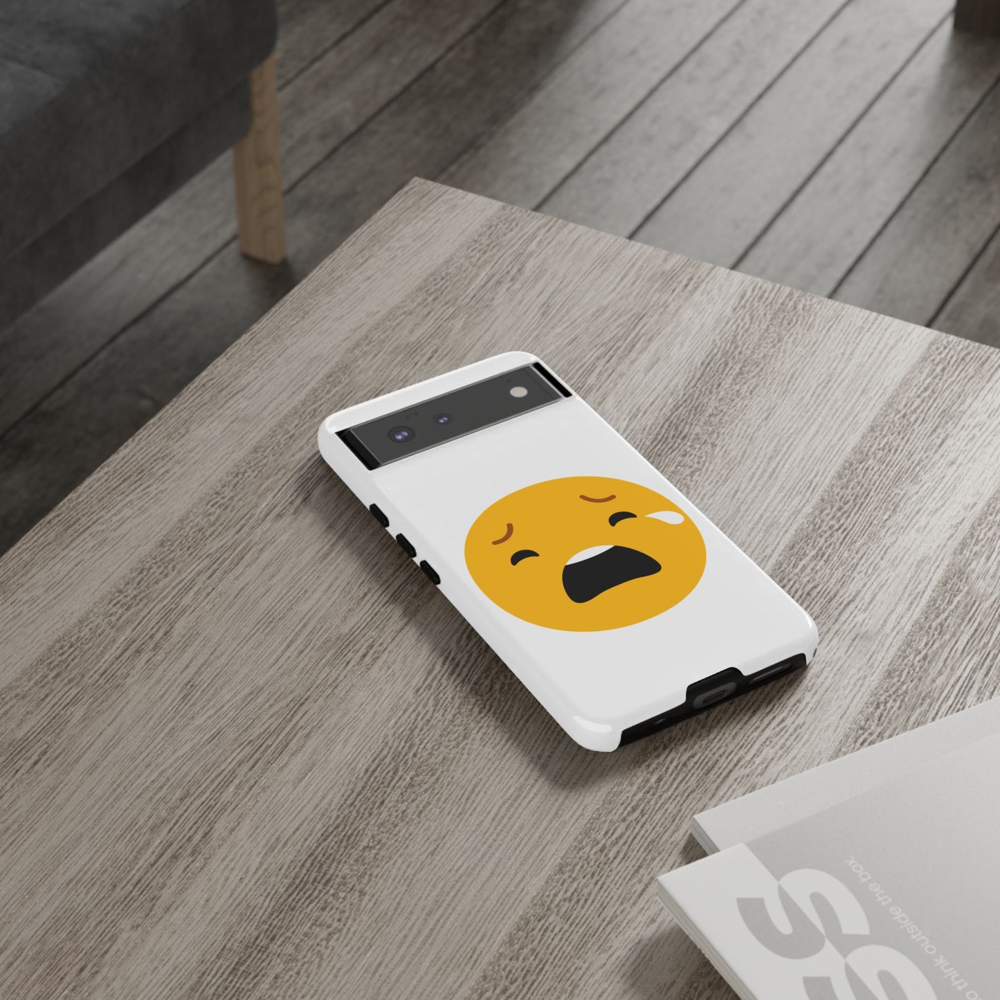Emotional Tough Case – Sad Emoji Phone Case for Supportive Gifts
