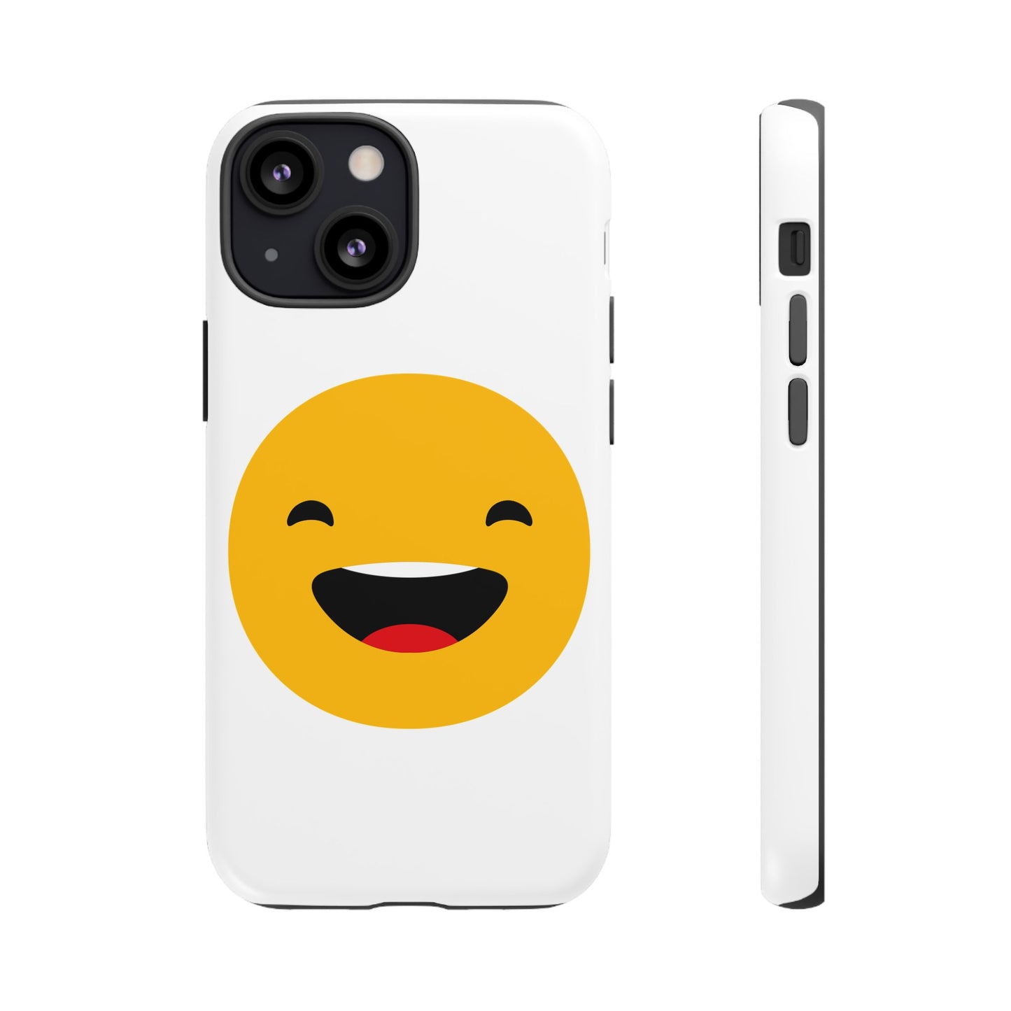 Happy Face Tough Phone Case - Durable Protection with Smile Design
