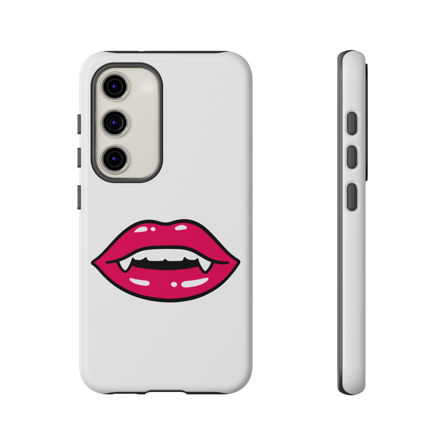 Vampire Mouth Phone Case - Tough Cases for Halloween, Gift for Spooky Lovers, Quirky Phone Accessories, Fun Tech Gear