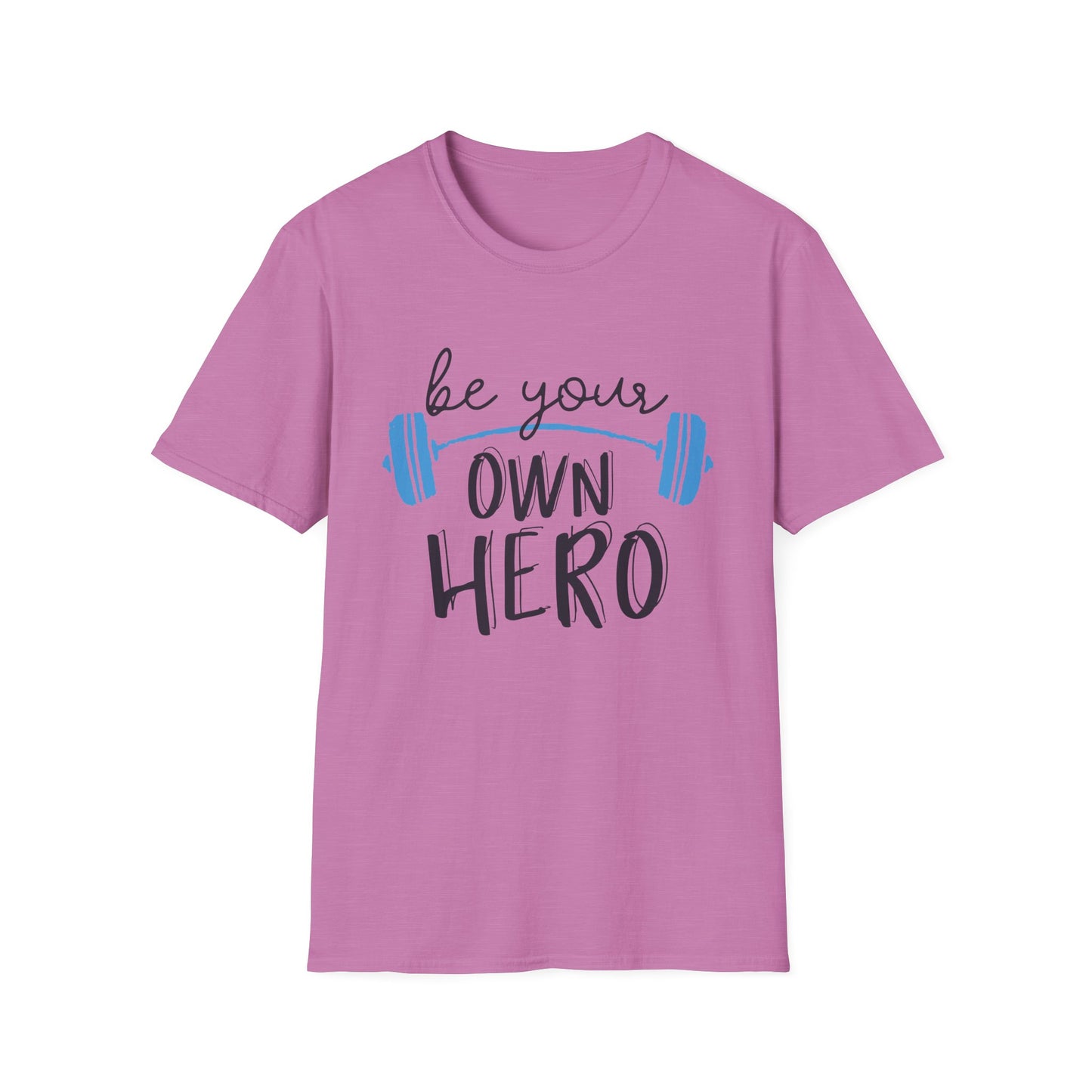 Motivational Unisex T-Shirt - "Be Your Own Hero" - Casual Gift, Positive Vibes, Everyday Wear, Friendly Apparel