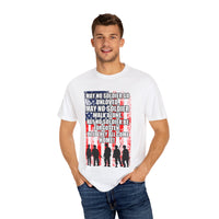 Patriotic T-shirt for Veterans, Memorial Day, Independence Day, Military Support, Casual Wear, Unisex Tee