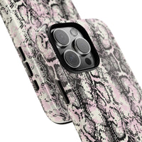 Stylish Snake Print Phone Case – Trendy Design, Tough Protection  Make a bold fashion statement while keeping your phone safe with this sleek and durable snake print case.