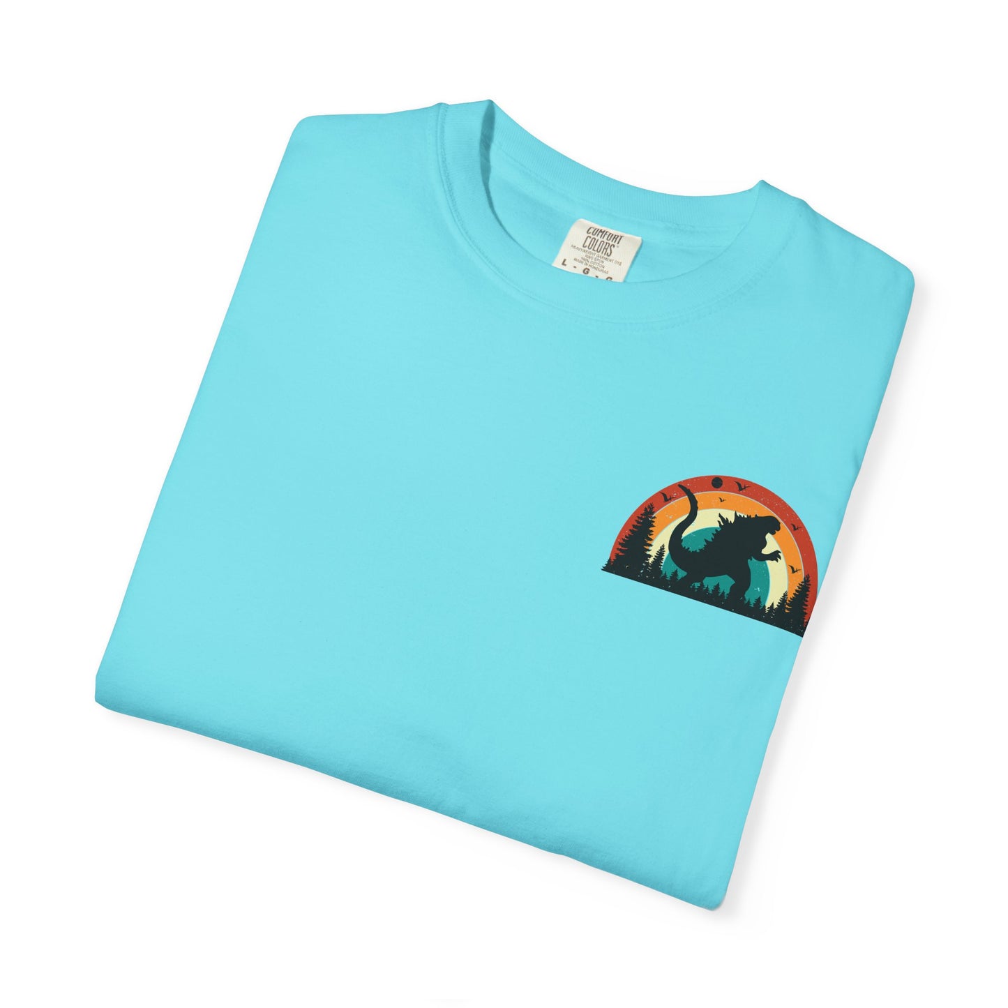 Retro Sunset Dinosaur Unisex T-Shirt