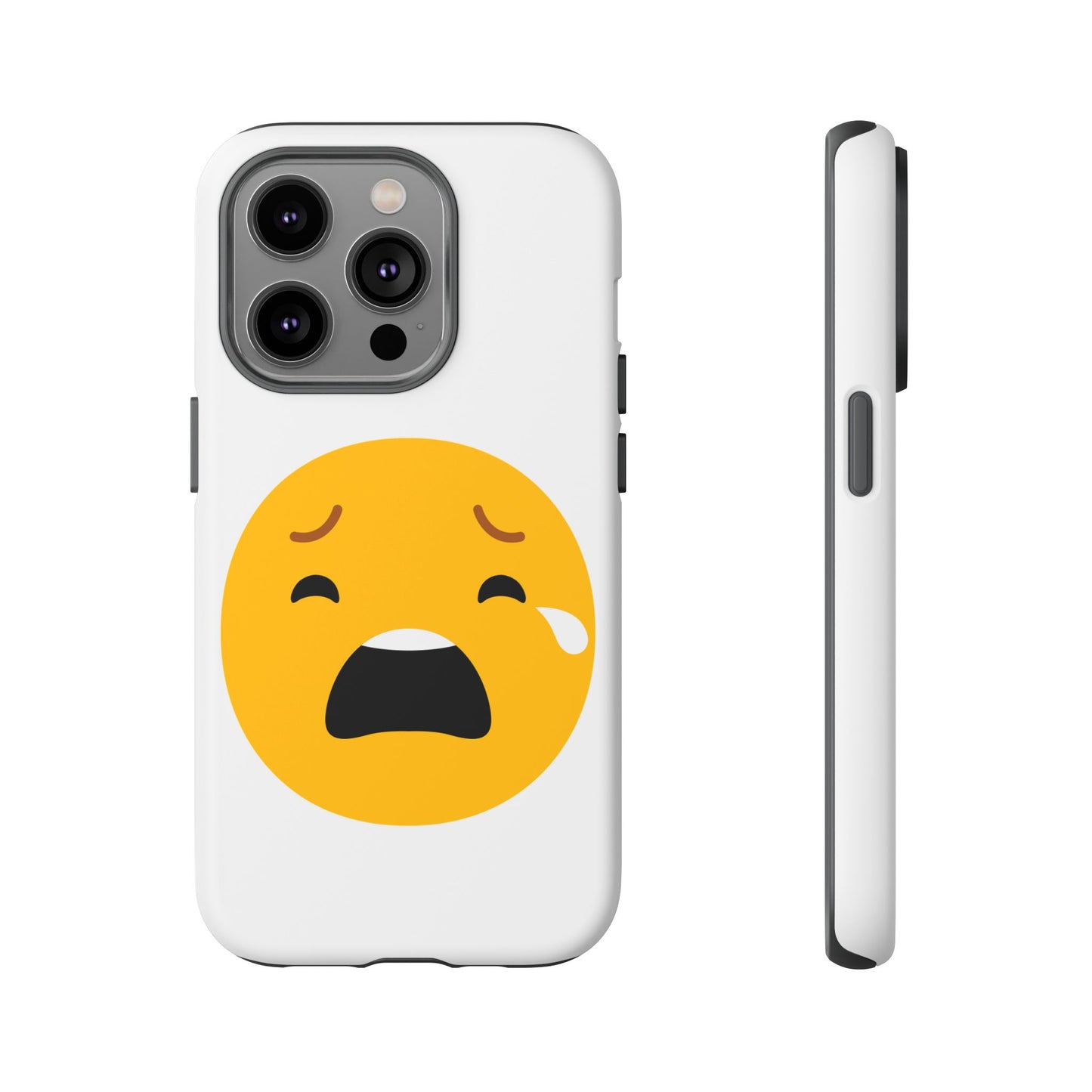 Emotional Tough Case – Sad Emoji Phone Case for Supportive Gifts