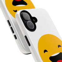 Happy Face Tough Phone Case - Durable Protection with Smile Design