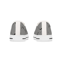 Trendy Women's Low Top Sneakers with Marble Design