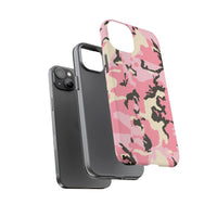 Stylish Pink Camouflage Phone Case – Tough Cases for Trendsetters