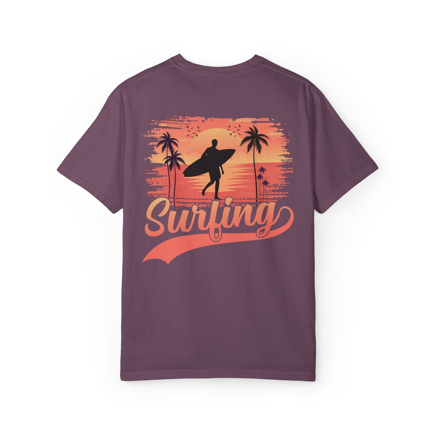 Surfing Paradise Unisex T-Shirt, Casual Beach Wear, Summer Vibes, Gift for Surfers, Vacation Outfit